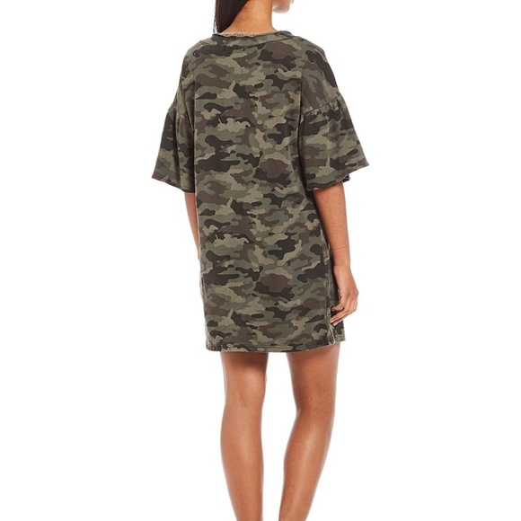 Sanctuary Mariska Camo Sweat Dress Crew Camo - Picture 2 of 4